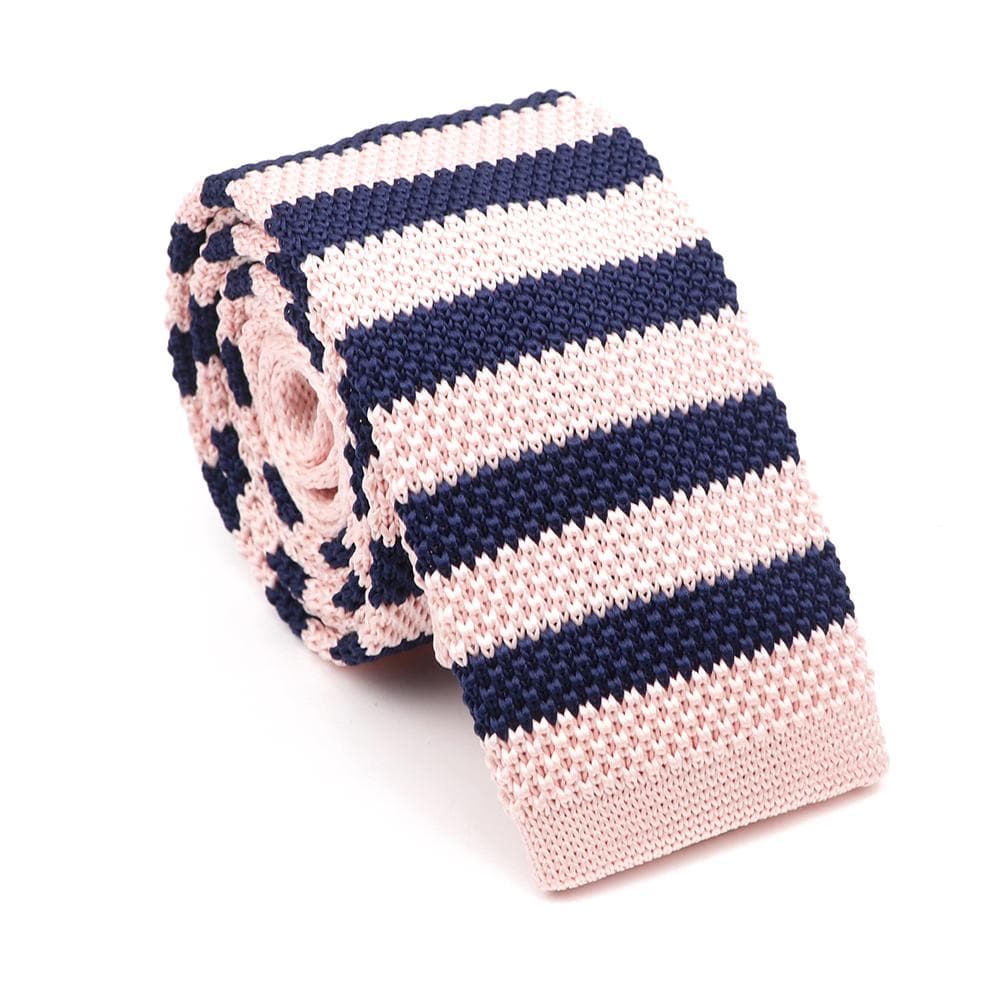 Men's, Solid Color, Knitted Tie, Leisure, Slim Neckties, Wedding, Business,