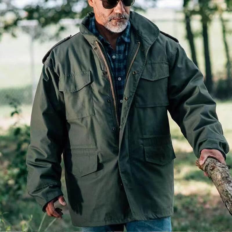 Men's Cotton Padded Coat 3XL green