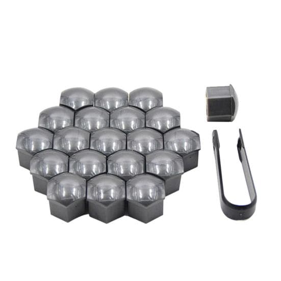 Car Top Nut Covers 20Pcs Car Wheel Lug Bolt Caps Removal Tool 21mm green