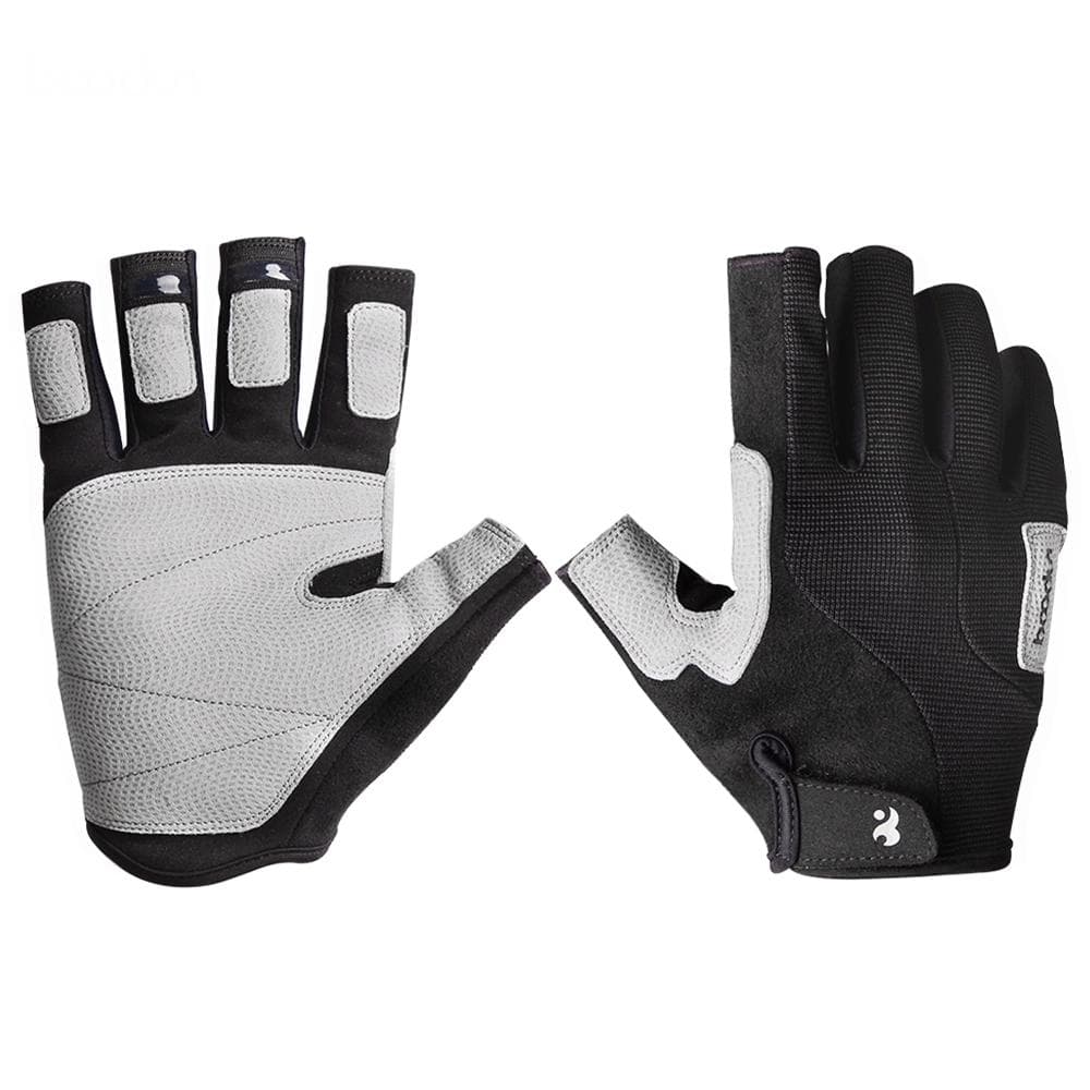 Climbing Gloves Unisex Sport Gloves Half-Finger Climbing Gloves For L black