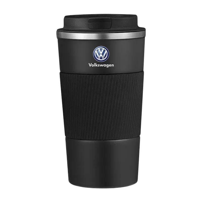 VW GTI GOLF 2026 Hot For VW VOLKSWAGEN Car Vacuum Flasks Coffee Cup Travel Portable Insulated Bottles For Volkswagen VW Passat P beige