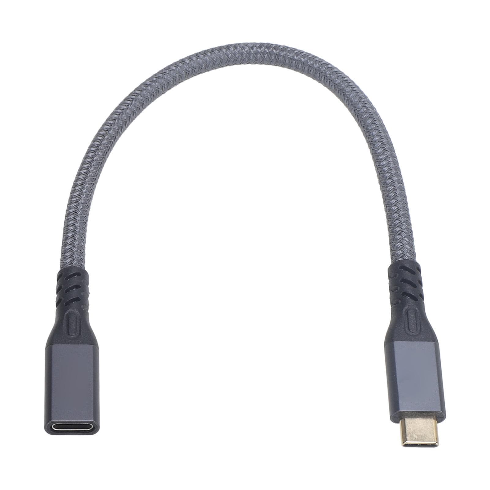 USB C Extension Cable Male to Female 20Gbps Transfer 240W Fast Charging 4K 60Hz Video USB C 3.2 Gen 0.25m/0.8ft