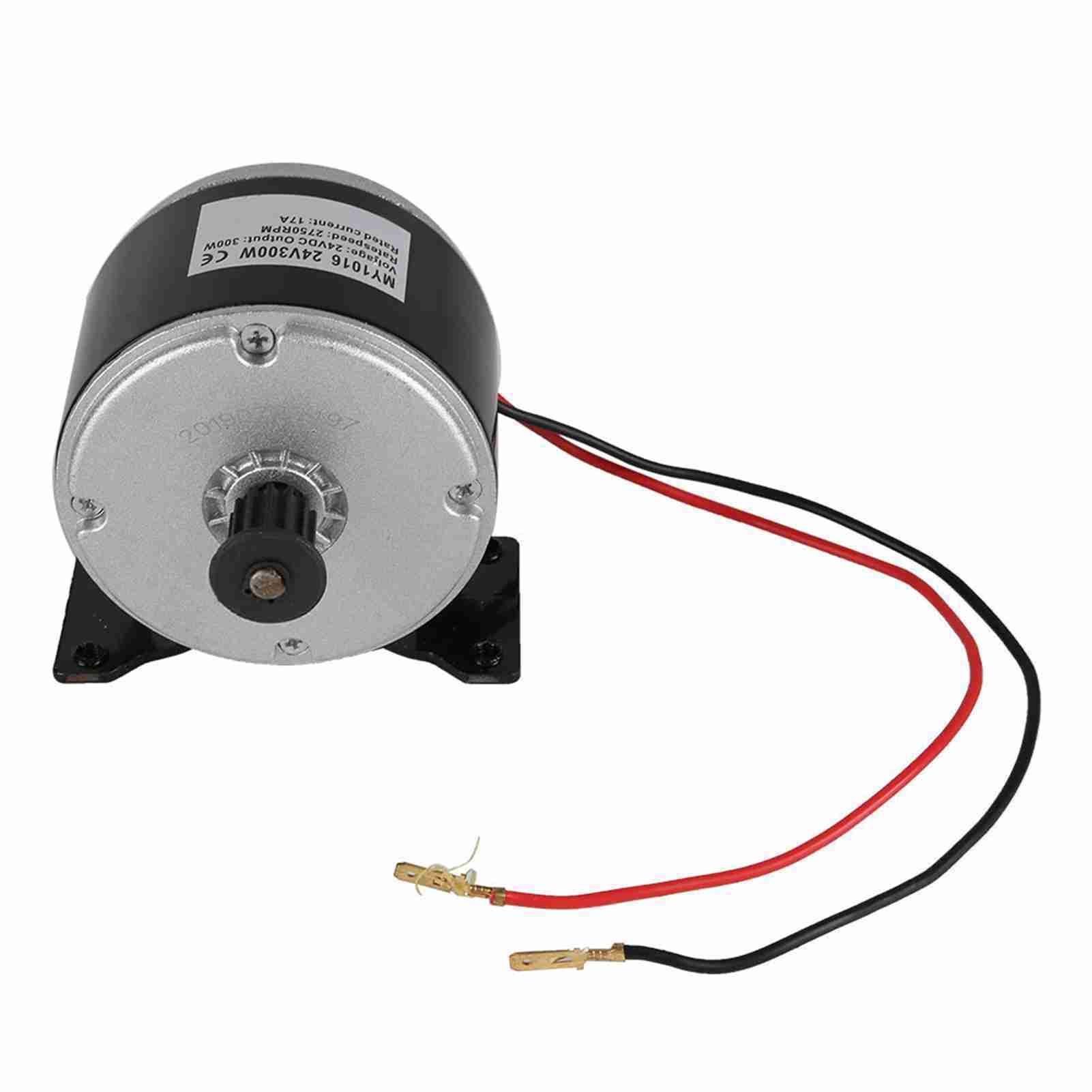 MY1016 24V 300W Aluminum Small Portable Brush Motor for Electric Scooter Vehicle