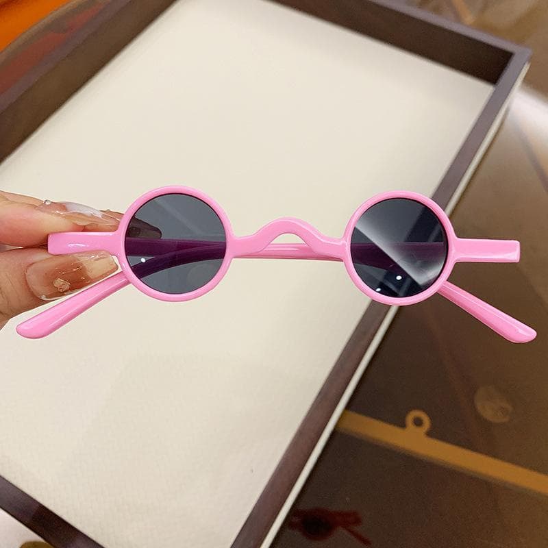 New Vintage Round Kids Sunglasses UV400 Protection Fashion Boy Girl Baby Goggles Children Sun Glasses Eyewear