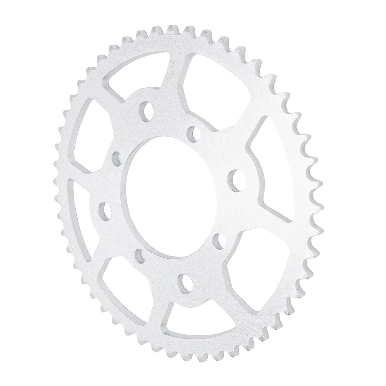 420 51T Rear Chain Sprocket Hard Steel Alloy Efficient Gear Ratio Improved Power Transfer for ATV