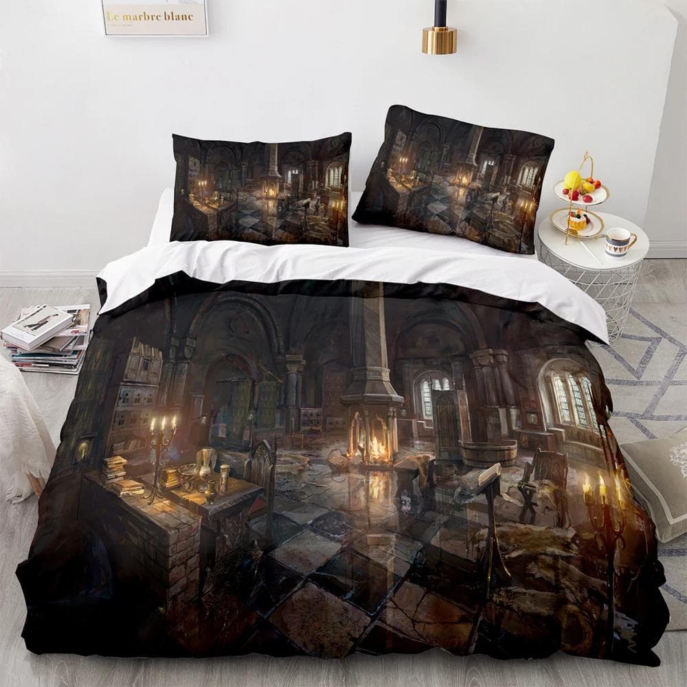 3D Printed The Witchers Bedding Set Boys Girls Twin Queen Size Duvet Cover Pillowcase Bed Kids Adult Home Textileextile US Twin 173x218cm
