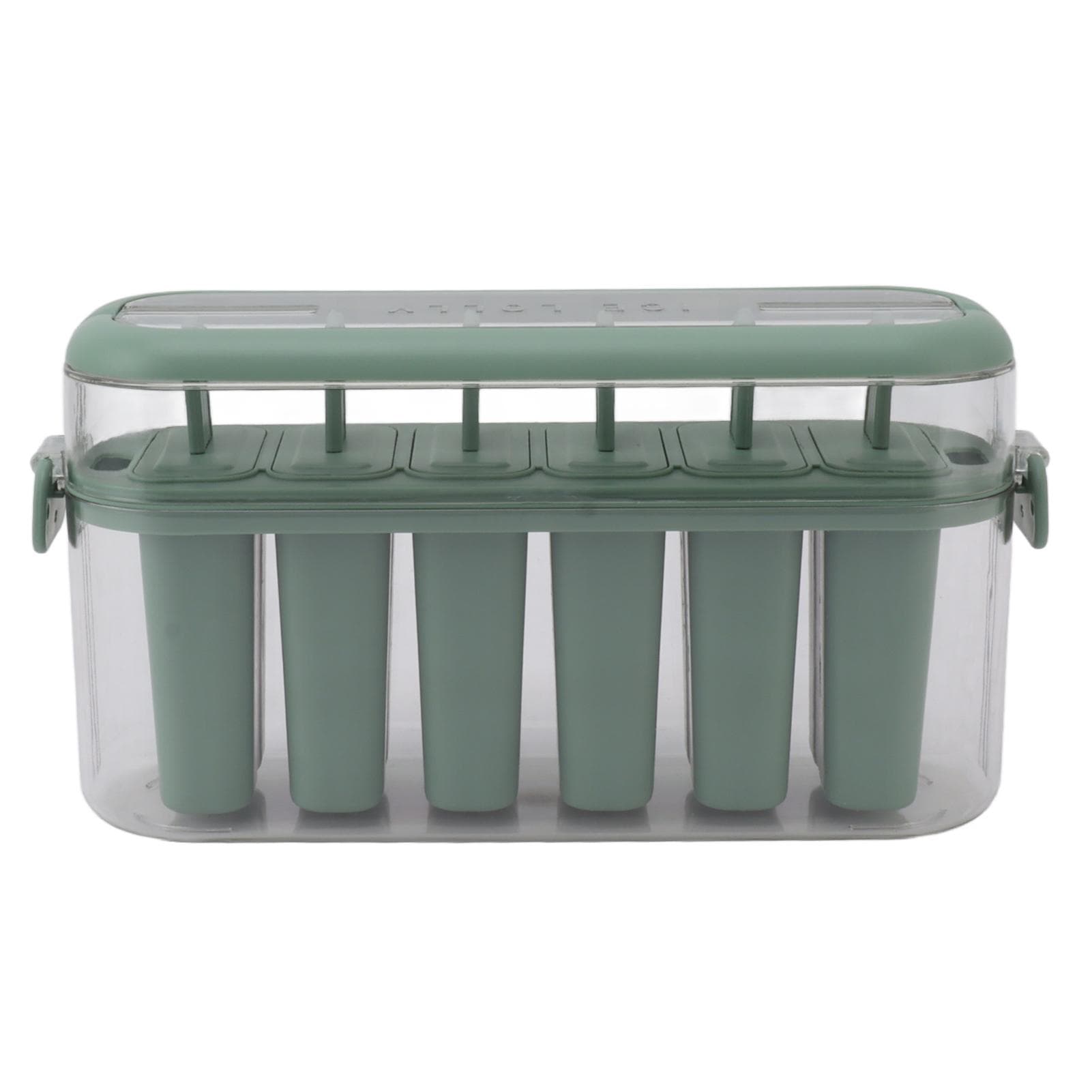 6 Cavities Homemade Ice Bar Molds Ice Bar Making Molds Ice Cream Home Making Molds Green Green