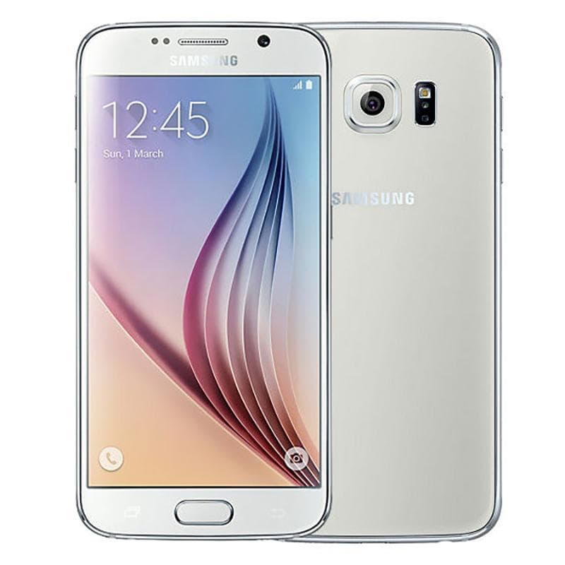 Refurbished Samsung Original Samsung Galaxy S6 G920F 4G 5.1 3GB RAM 32GB ROM Fingerprint Mobile Phone With 1 SIM simple set white