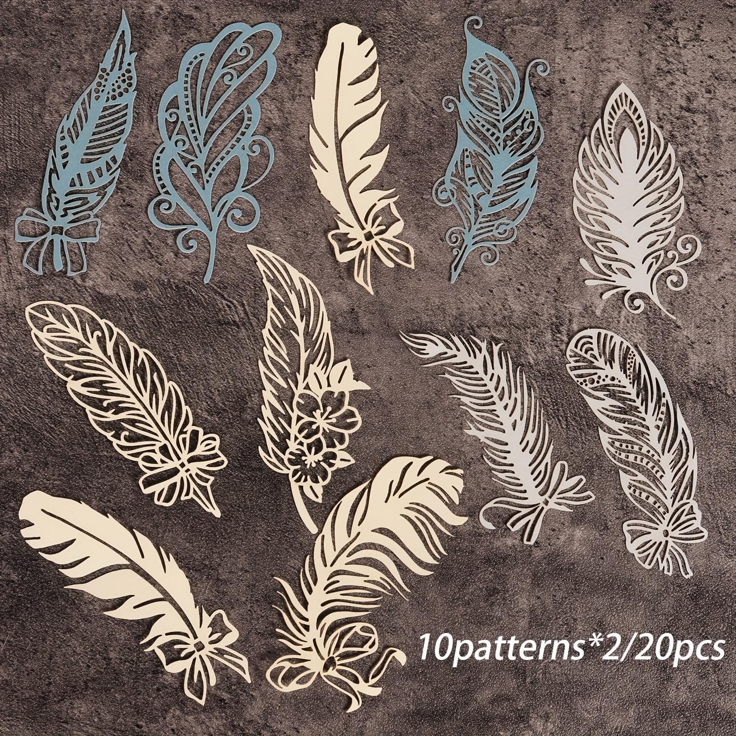 20pcs/set Elegant Floral and Leaf Cut-Outs - DIY Decorative Paper for Crafts, Scrapbooking, Junk Journals Decor for Collage and Journaling Supplies