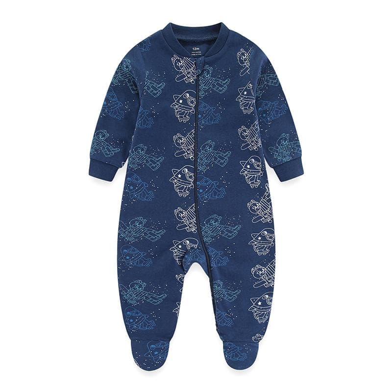 Autumn Winter Baby Clothes Newborn Cotton Romper Long Sleeve Toddler Boy Casual Pajamas Infant Girl Jumpsuit 9M
