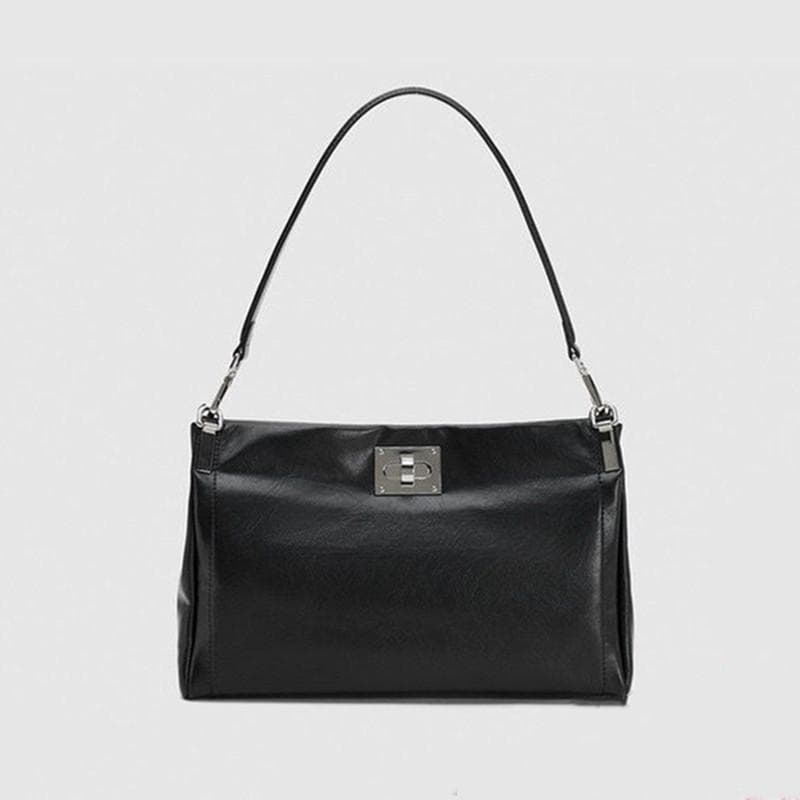 Women's Bag Spring Tote Underarm Bag Stylish Women's Commuter Bag All-in-one Shoulder Bag black