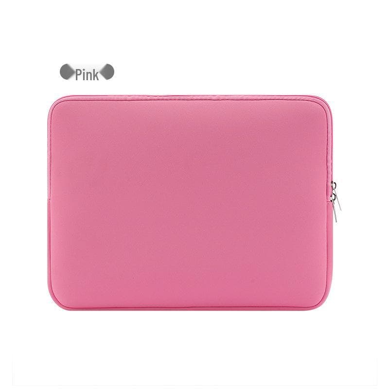 13 Neoprene Tablet & Laptop Sleeve, Anti-Collision, Zipper Closure 17" pink