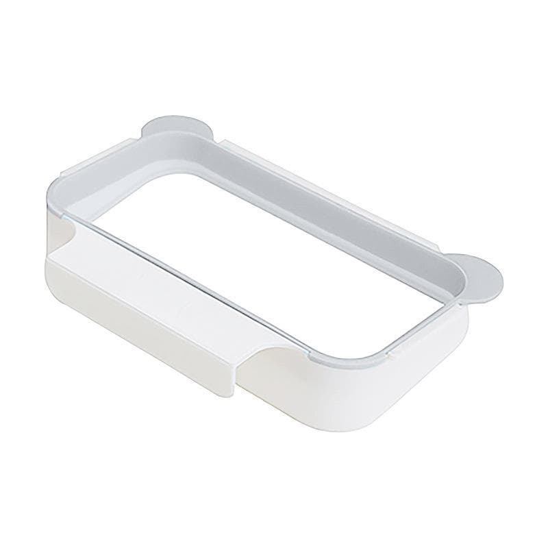 1Pc Kitchen Cabinet Door Hanging Trash Bag Garbage Bag Holder Portable Kitchen Trash Bag Holder Kitchen Gadgets grey