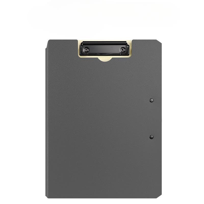 New A4 File Folder Clipboard Writing Pad Memo Clip Board Double Clips Organizer Office Stationary black