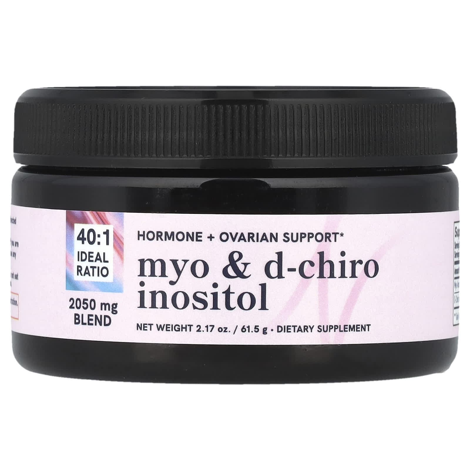 SMNutrition, myo-inositol, d-chiro-inositol, 61.5 g (2.17 oz)