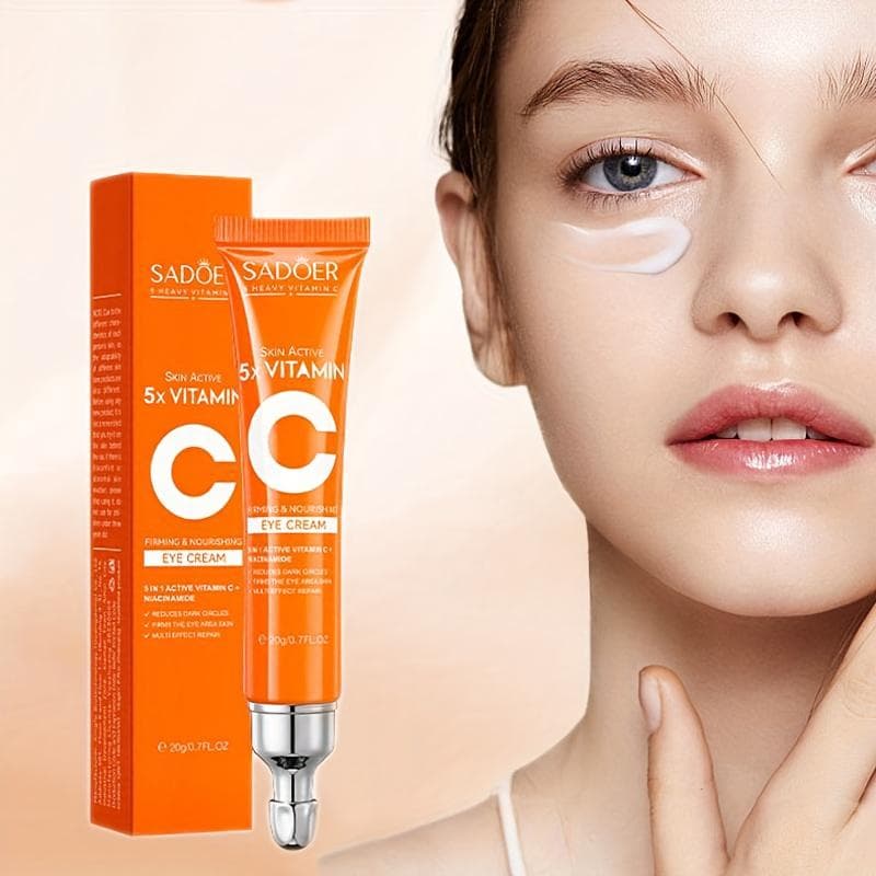 Vitamin C Eye Cream Diminish Dark Circles Under The Eyes, Deeply Nourish.Lifting And Firming Eye Cream 20g