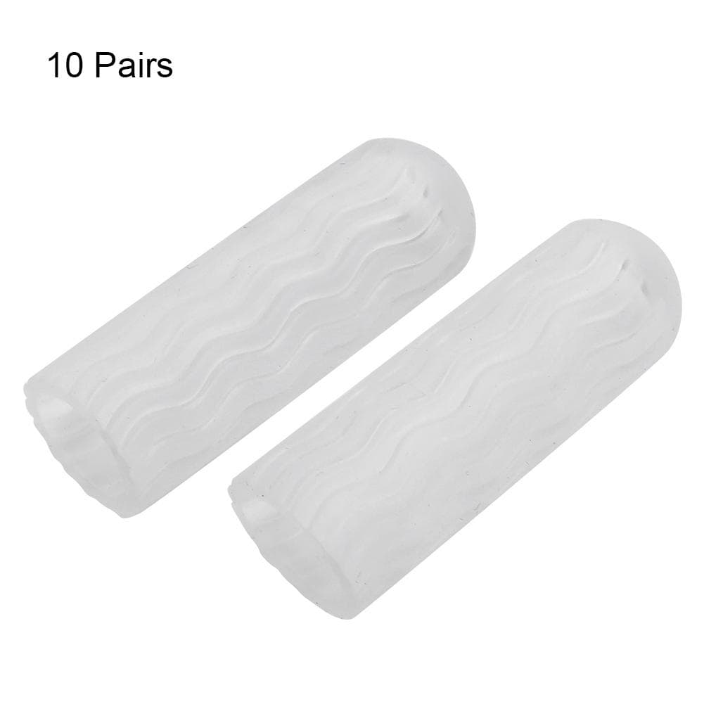 10 Pairs Toe Cover Protector Sports Pain Relief Hammer Toe Correction Separators