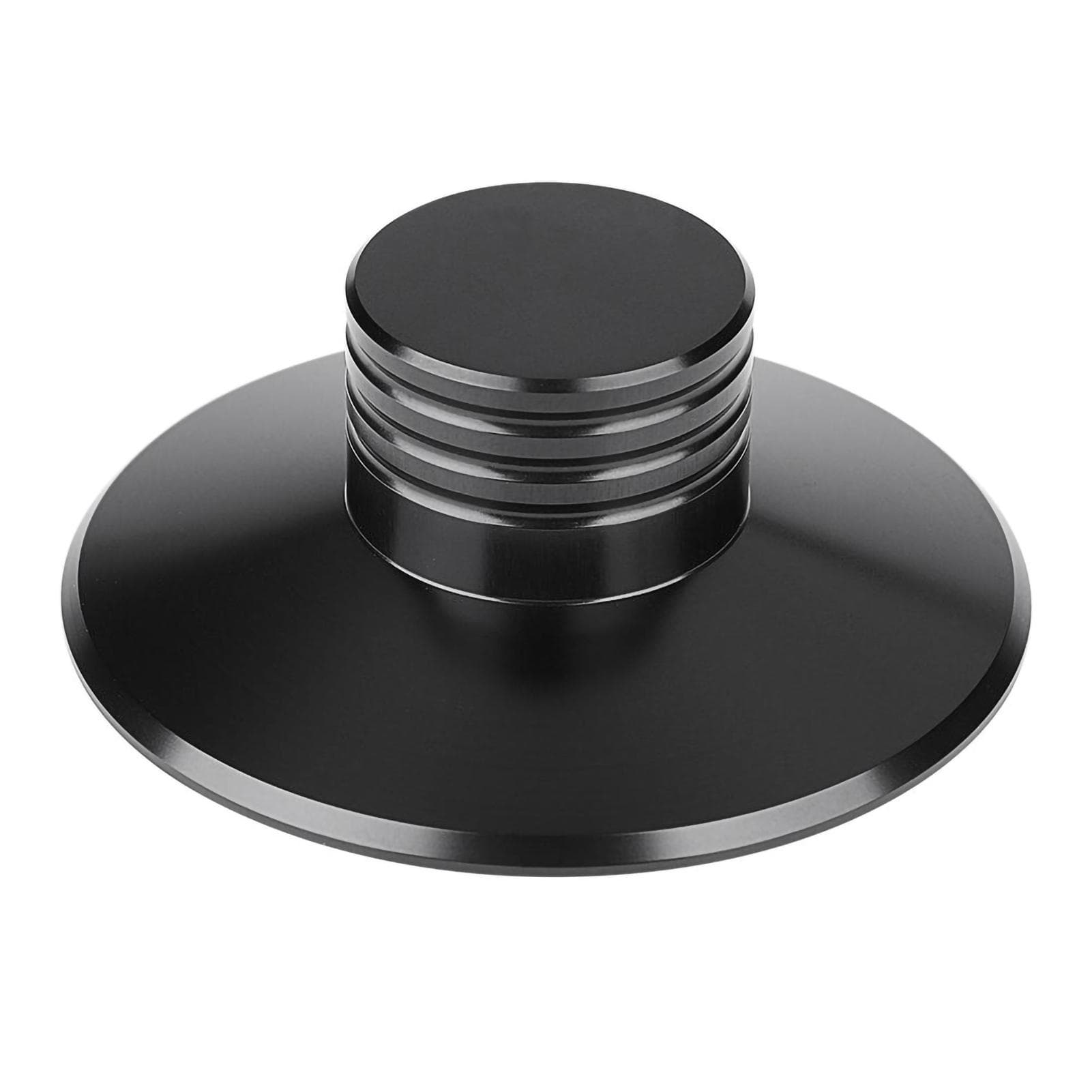 NEW Black Record Weight Clamp LP Vinyl Turntables Metal Disc Stabilizer Black