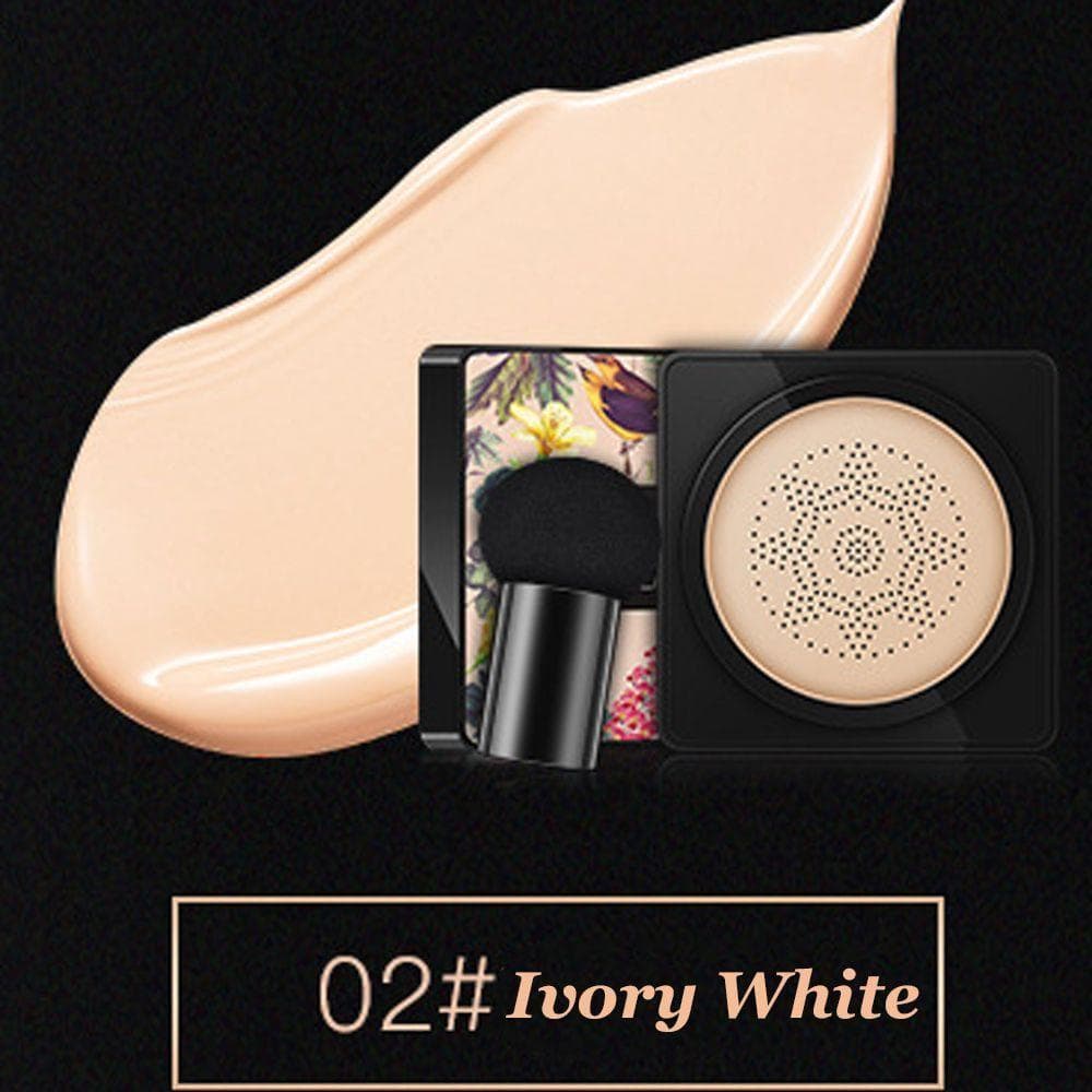 Longlasting Waterproof Foundation Air Cushion BB Cream with Mushroom Puff Sponge Face Makeup 02