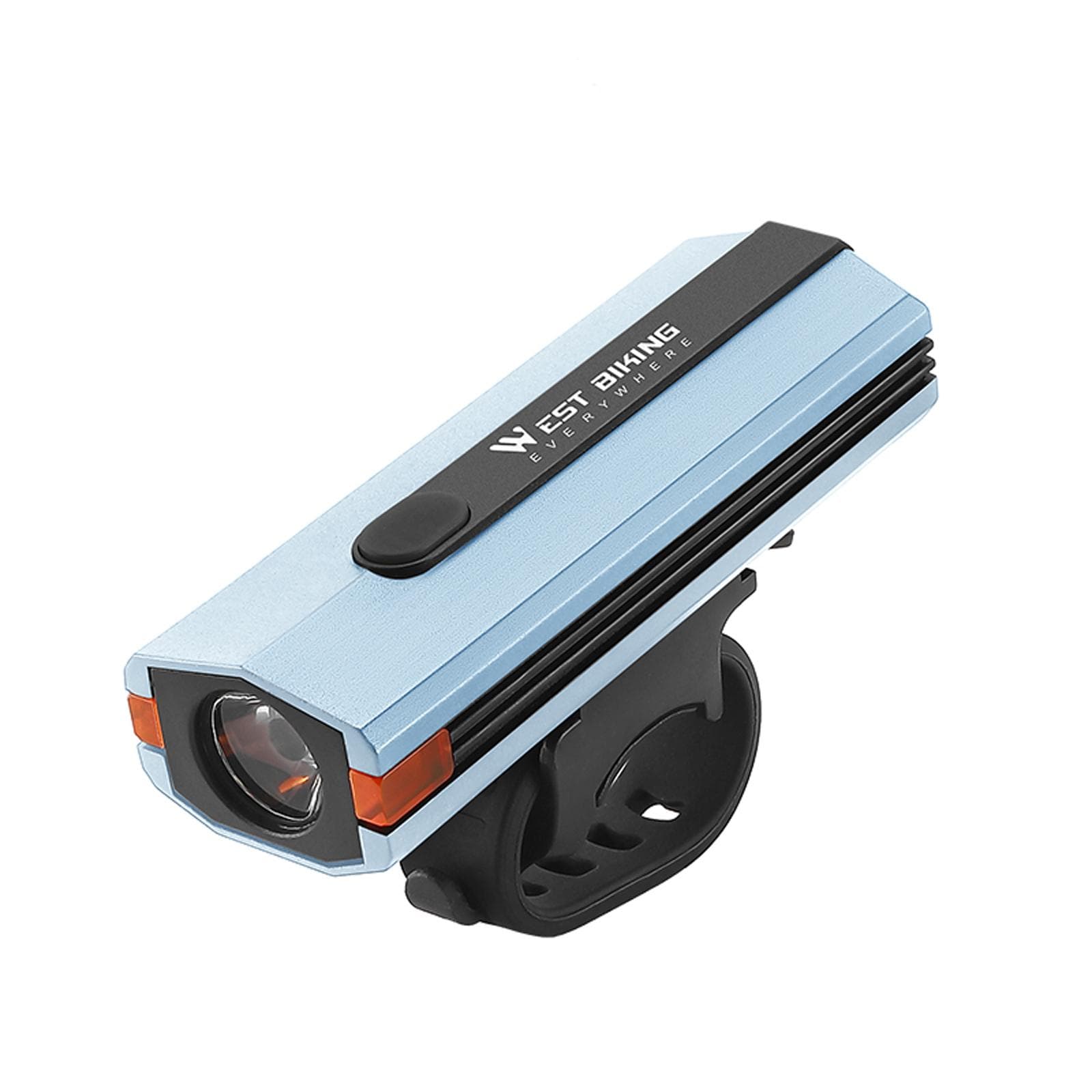 High Brightness Bicycle Light 400 Lumen USB Rechargeable Bike Light Waterproof Road Bike Light blue