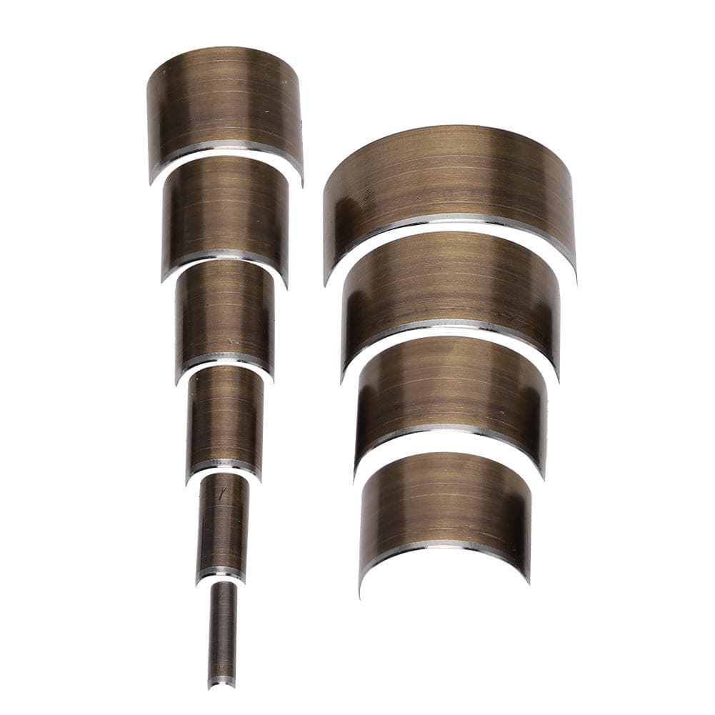 Leather V Shape Punch DIY Tool Tail Cut Puncher Round Belt Perforated Accessory Set9 x A29V Type