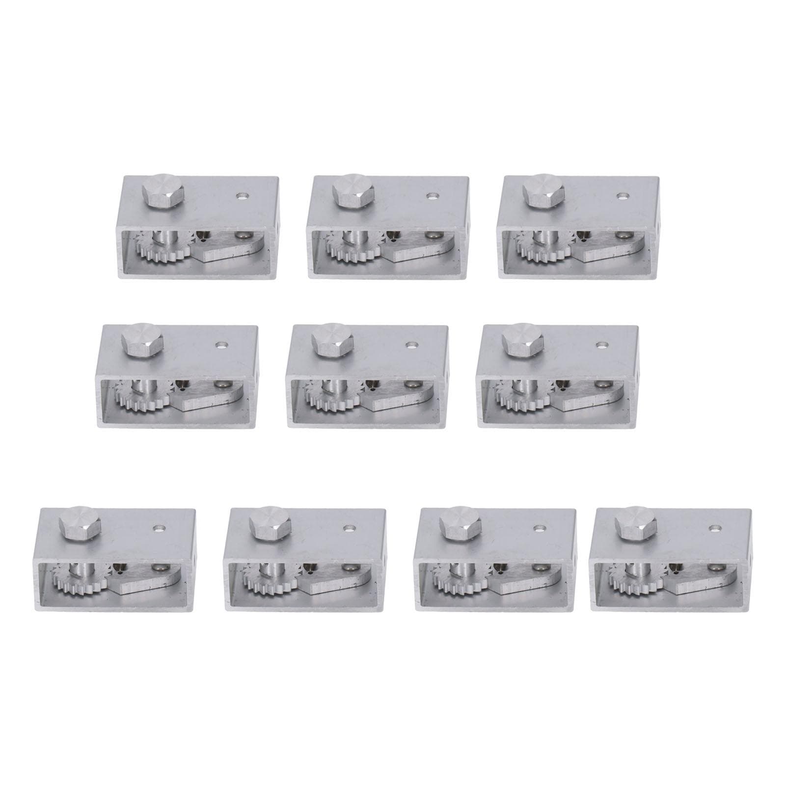 10pcs Electric Fence Wire Tensioner Aluminum Alloy Tension Fence Inline Tightener Anti Theft Alarm