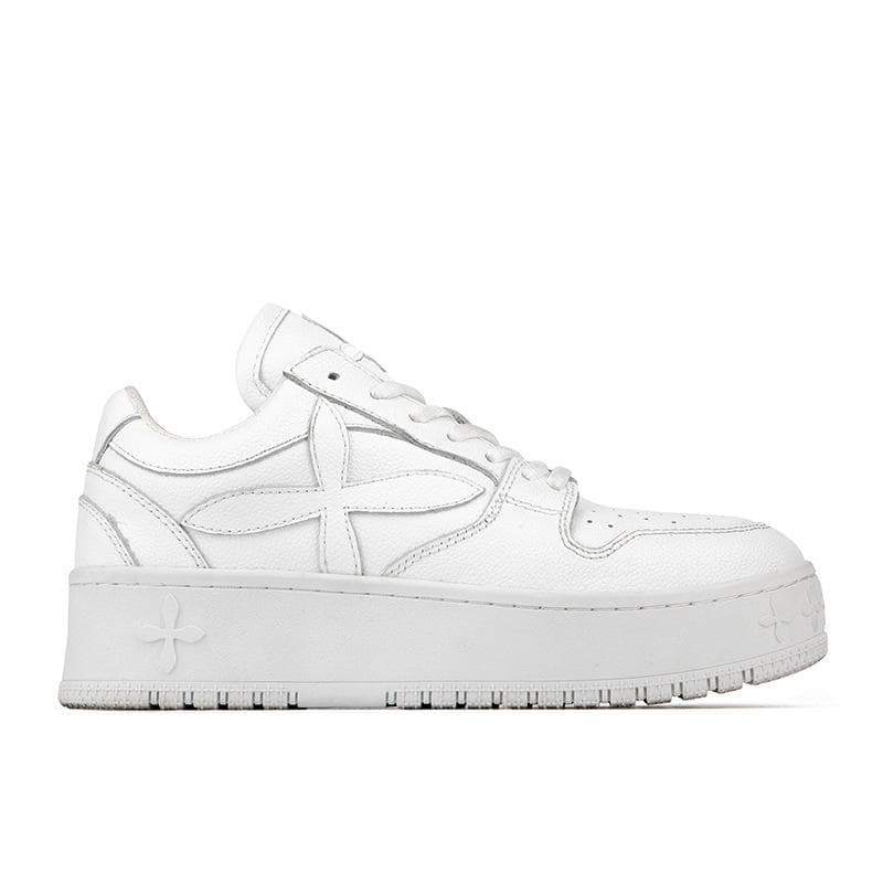 Thick-soled White Shoes Women's Spring New I Trend Casual Sports All-match Sneakers 40
