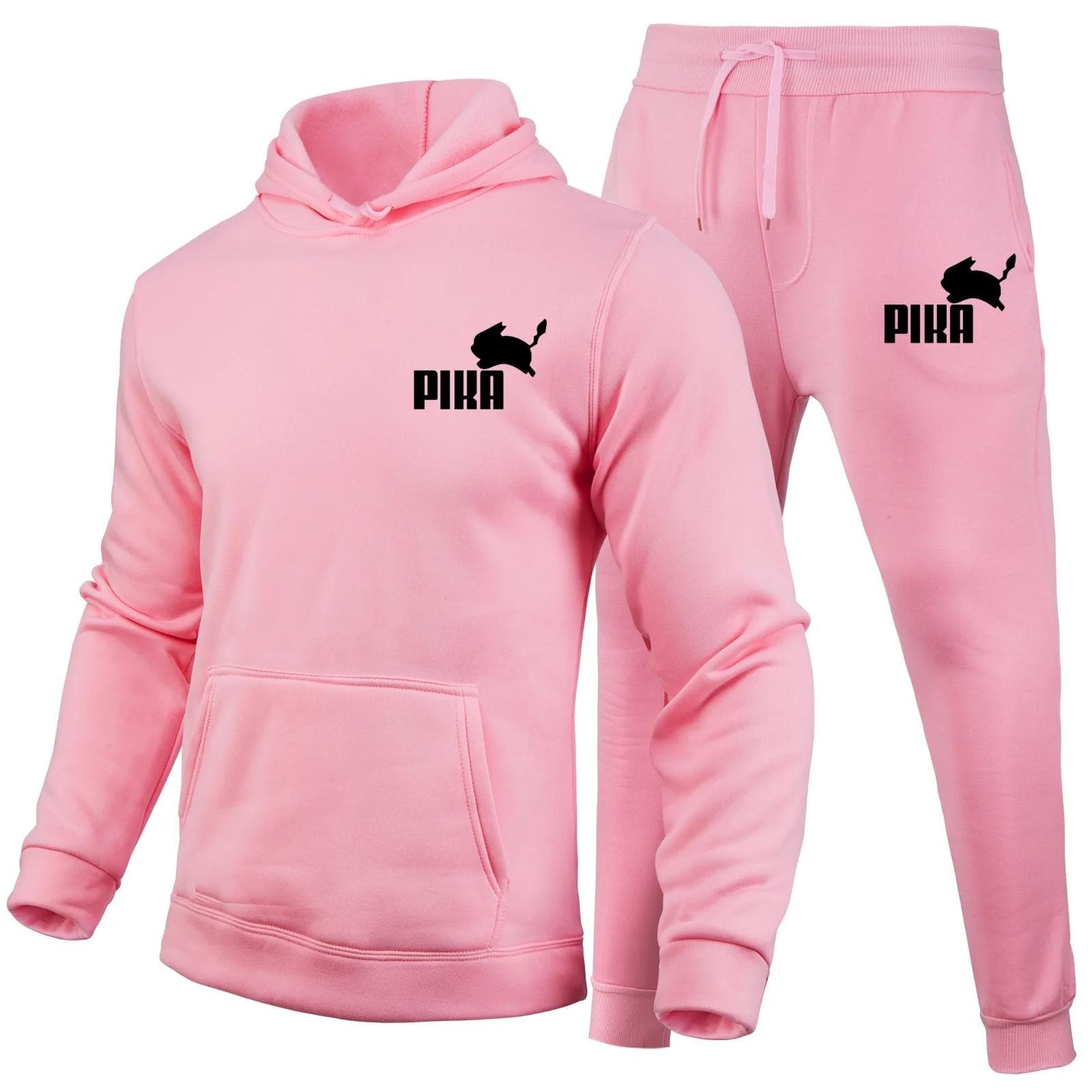 Pika Hoodie Set Women Hoodies Suits outdoor fitness running fashion sports suit spring and autumn style hoodie 3XL