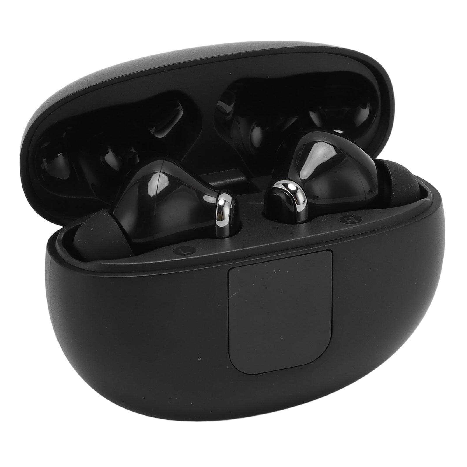 Wireless Earbuds Digital Display Noise Reduction EQ Equalizer Long Battery Life Bluetooth 5.4 black