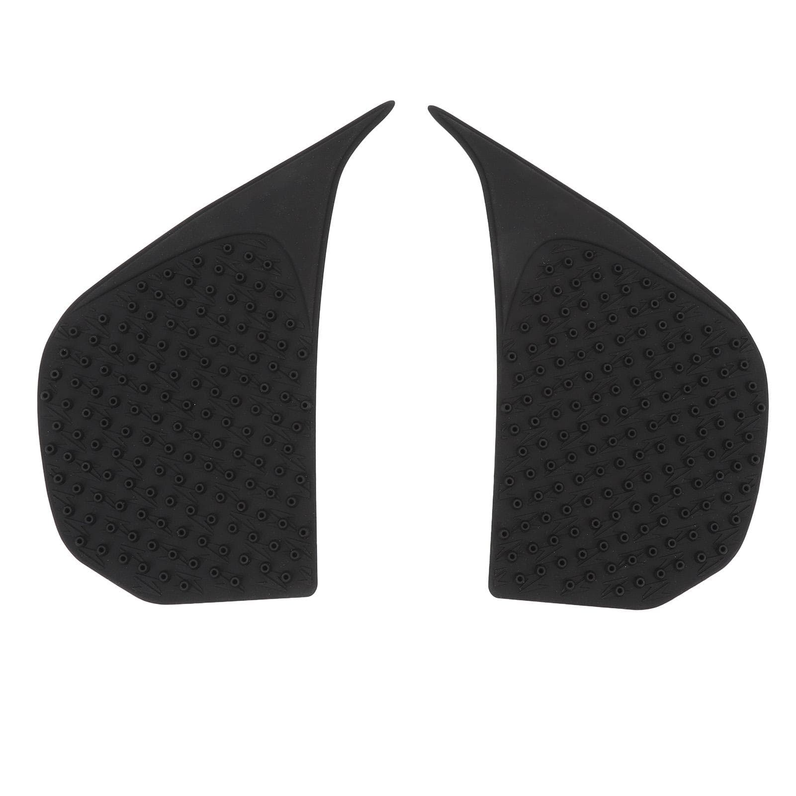1 Pair Motorcycle Tank Pad Waterproof Rubber Anti Slip Side Tank Knee Grip Traction Pad Protector