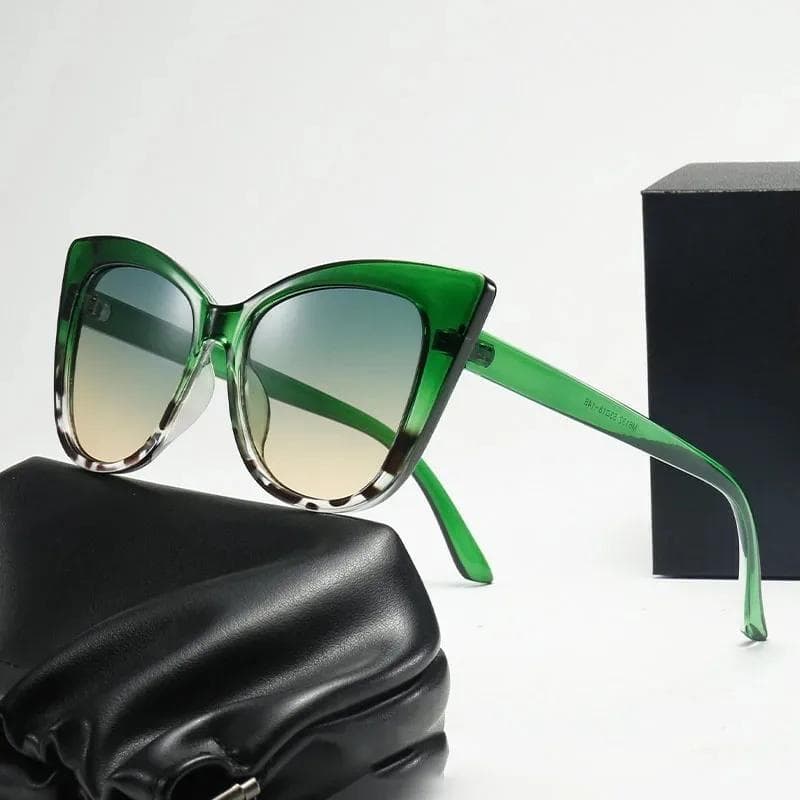 Luxury Cat Eye Sunglasses Women Vintage Retro Cateye Eyewear Lentes De Sol Mujer Fashion Sunglasses for Women