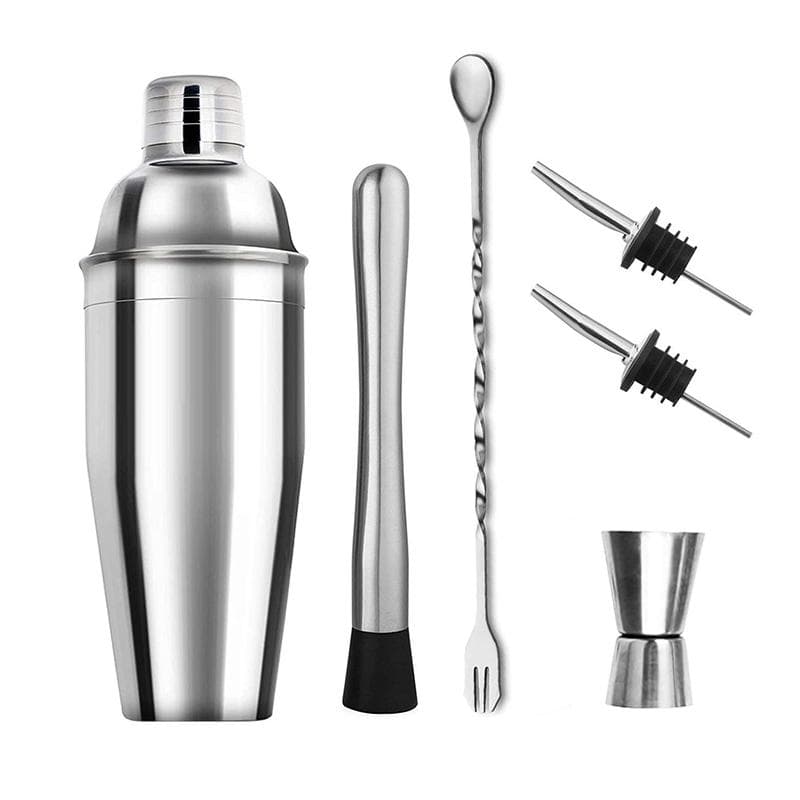 Profissional Cocktail Shaker Set Bartending Equipment Bar Wine Martini Drink Mixer Boston Shaker Bartender Kit Barware Tools 550ml