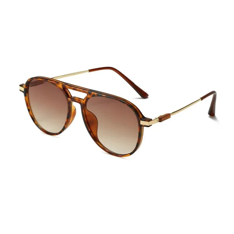New Oversized Sunglasses Women Men Vintage Pilot Designer Brand Big Frame Mirror Retro Sun Glasses Oculos De Sol Feminino As Picture