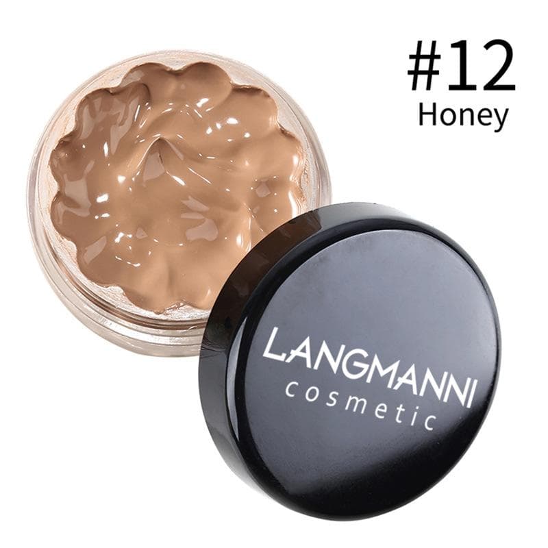 Professional Full Coverage Concealer Foundation Concealers Waterproof Moisturizing Brightening and Long-Lasting Liquid Base Makeup for a Natural Look