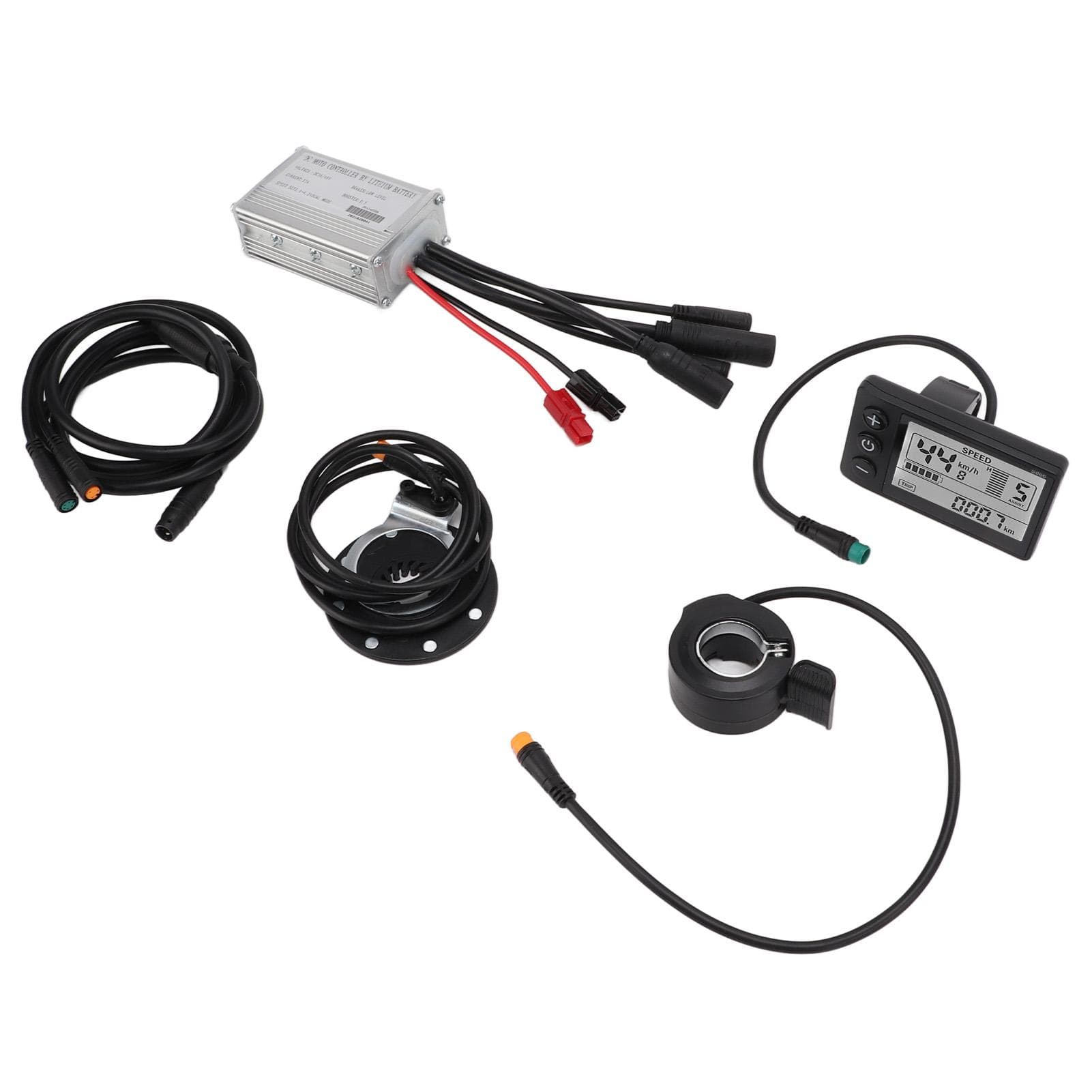 Electric Bike Motor Controller 15A Common Speed Controller 36V 48V with S866 Panel 1 to 2 Cable
