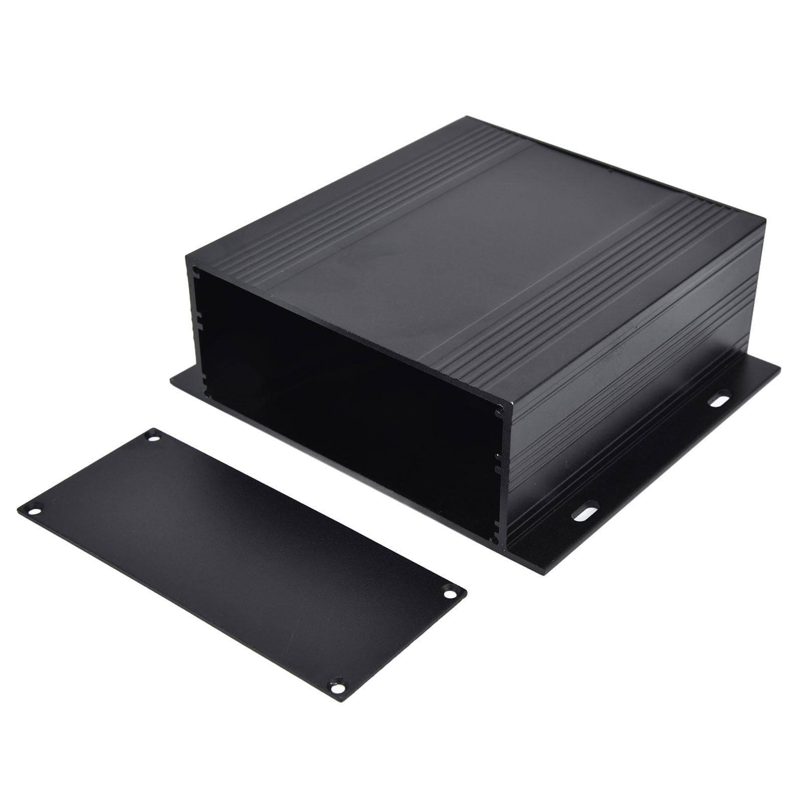 Aluminum Alloy Electric Box Project Junction Case Integrated Enclosure 47x133x120mm Matte Black