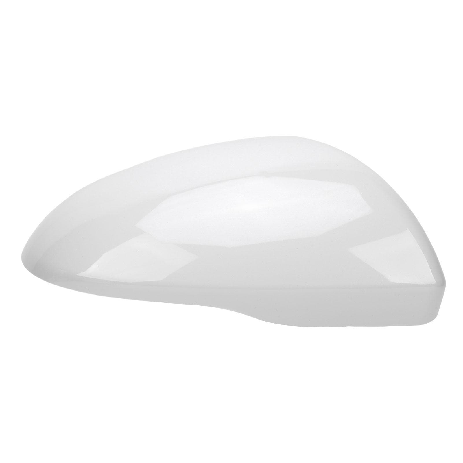 Side Mirror Cap Cover Protective Weather Proof Anti Scratch Exterior Rear View Mirror Housing white