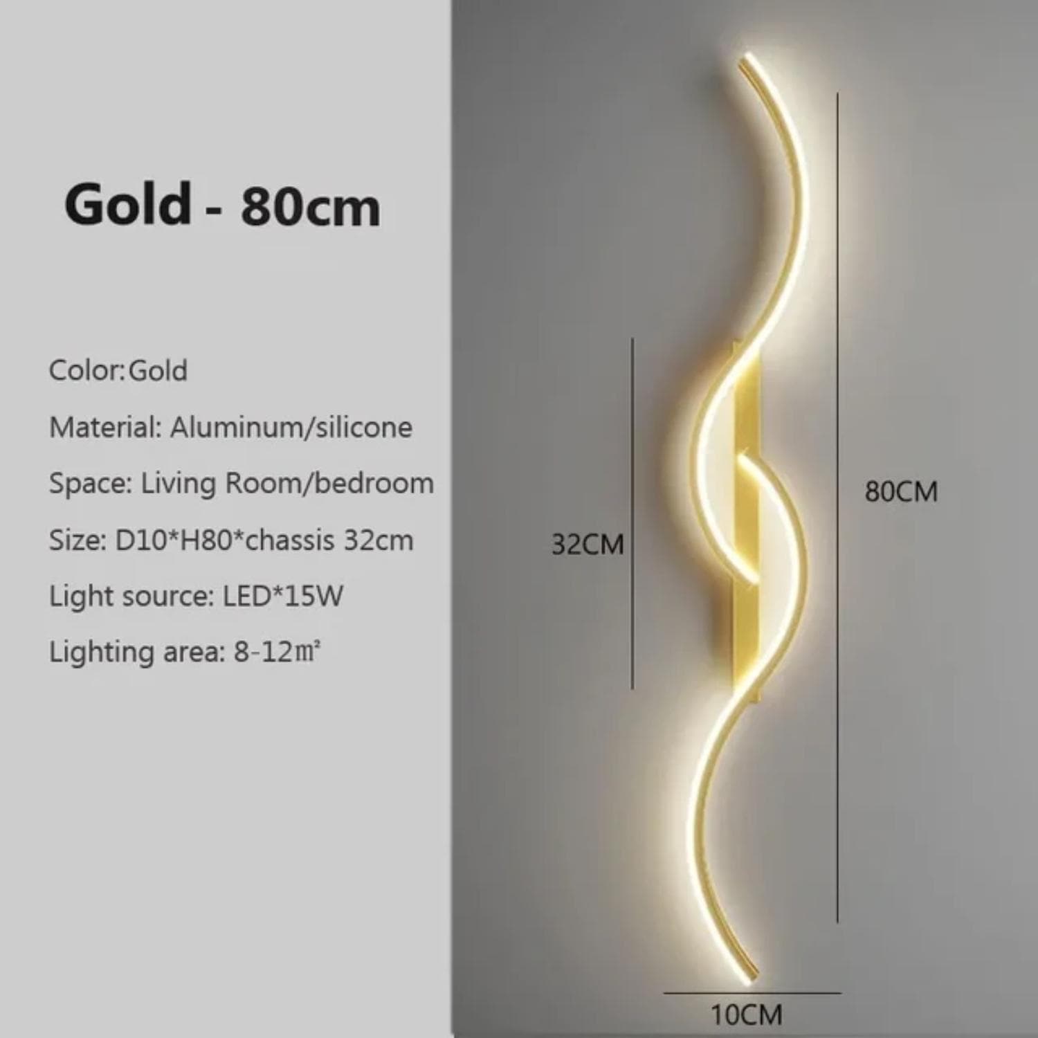 New Modern LED Wall Lamp Minimalist Led Light Bedroom Bedside Long Strip Wall Sconces Living Room Indoor Lighting Fixture Cool white