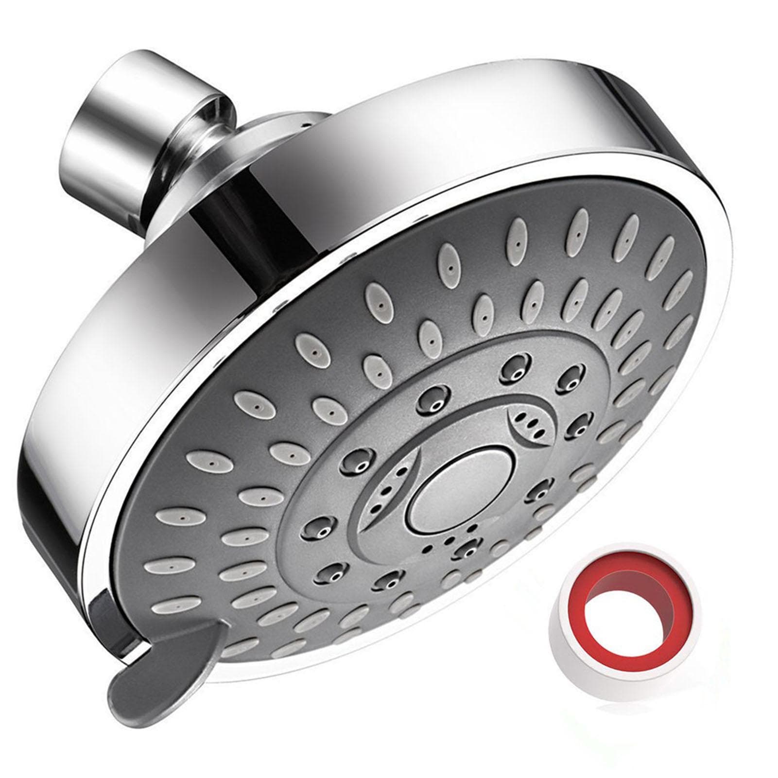 Shower Head 5 Mode Adjustable Stainless Steel G1/2 Bath Nozzle for Bathroom Toilet