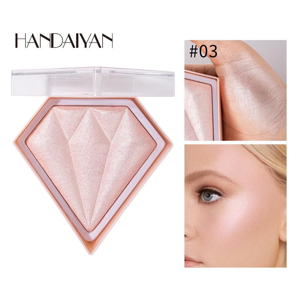 High-gloss Pressed Powder Modified Contour Three-dimensional Brightening Complexion Repair Glittering Powder Nose Shadow