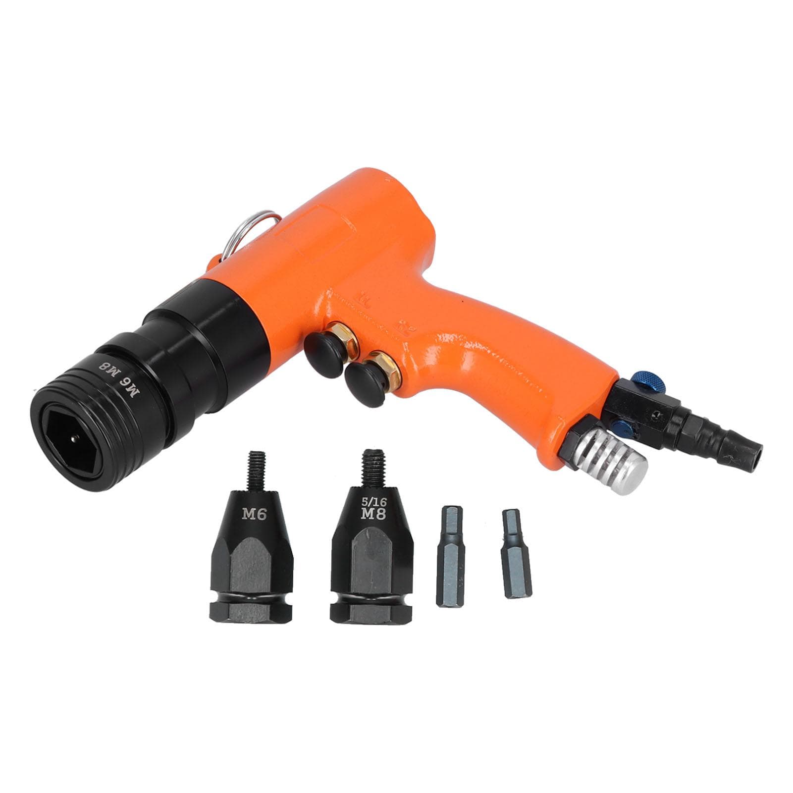 Pneumatic Riveting Gun Industrial Grade Alloy Steel Air Pull Nut Guns for Decoration