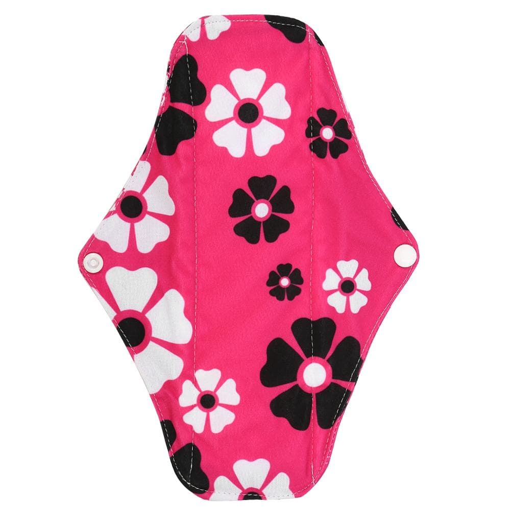 Women Reusable Bamboo Charcoal Menstrual Pad Washable Mama Sanitary Cloth Panty Liner WSD19