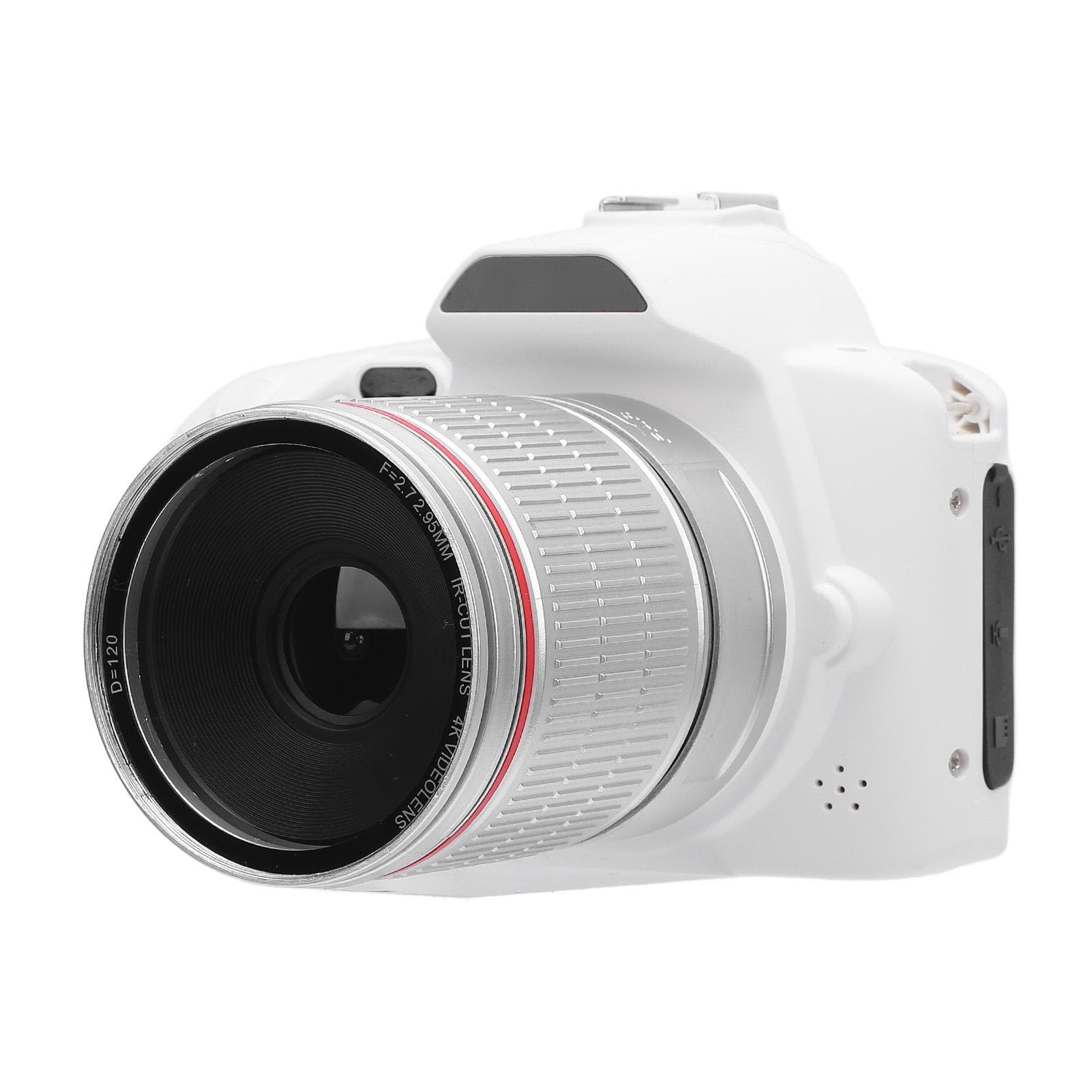 Digital Camera with MP3 Playback Mode 4K 64MP 16x Zoom 3 Inch IPS Screen 120 Degrees Wide Angle
