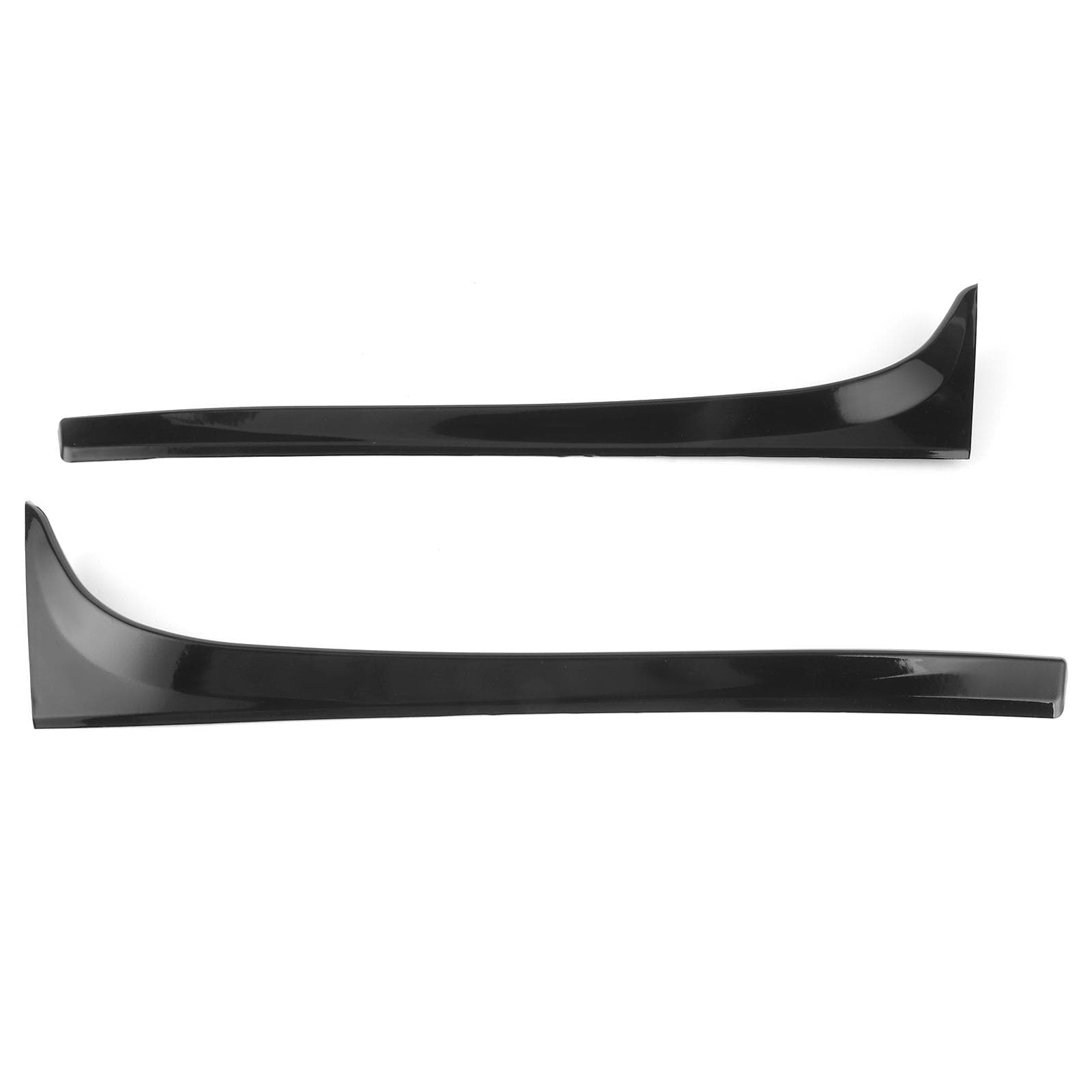 2pcs Rear Window Spoiler Side Wing Trim Cover Car Vehicle Modification Fit for MK7 GTD R black