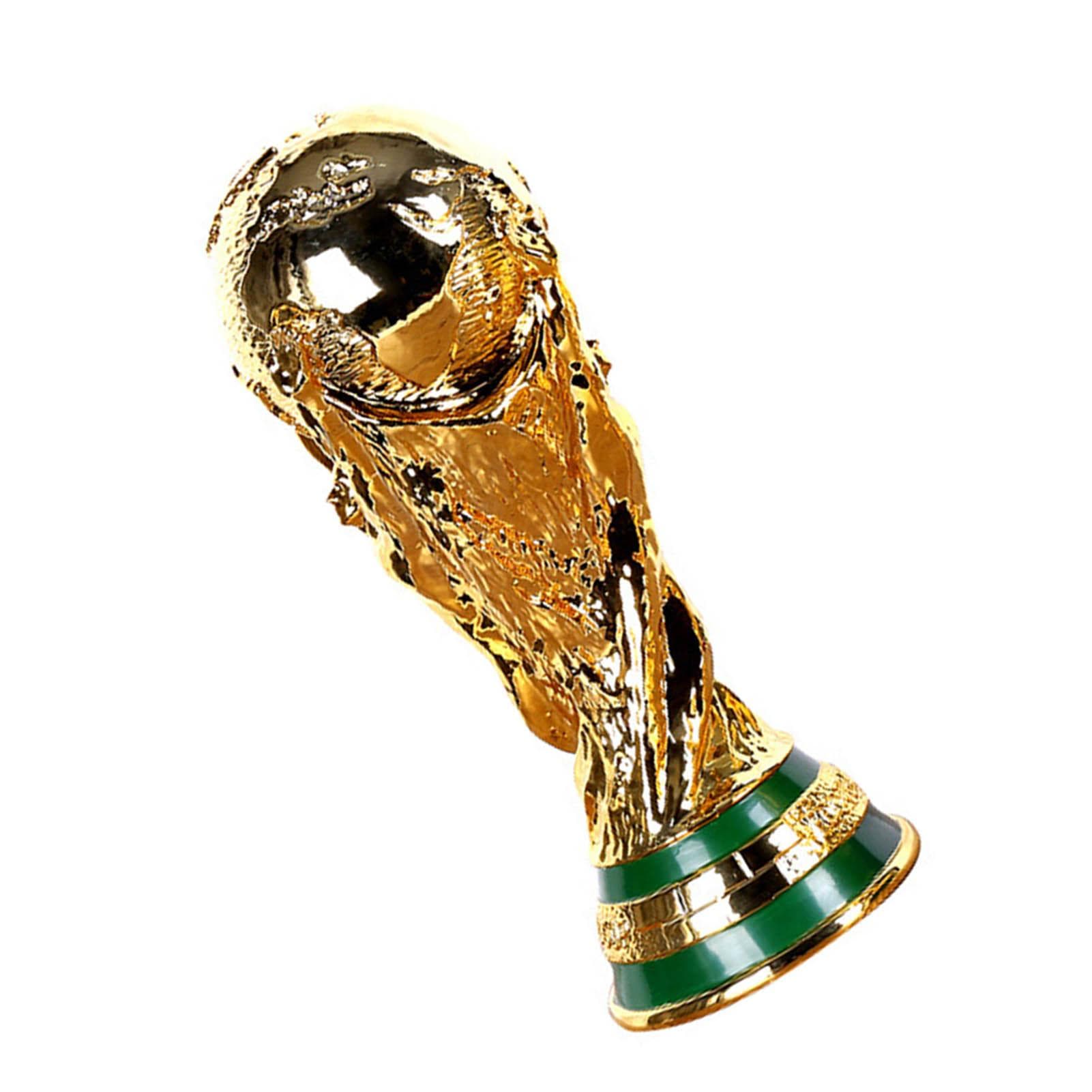World Cup Trophy Finely Carved Sparkling Durable ABS High Simulation World Cup Replica for Home Car 10.6in High