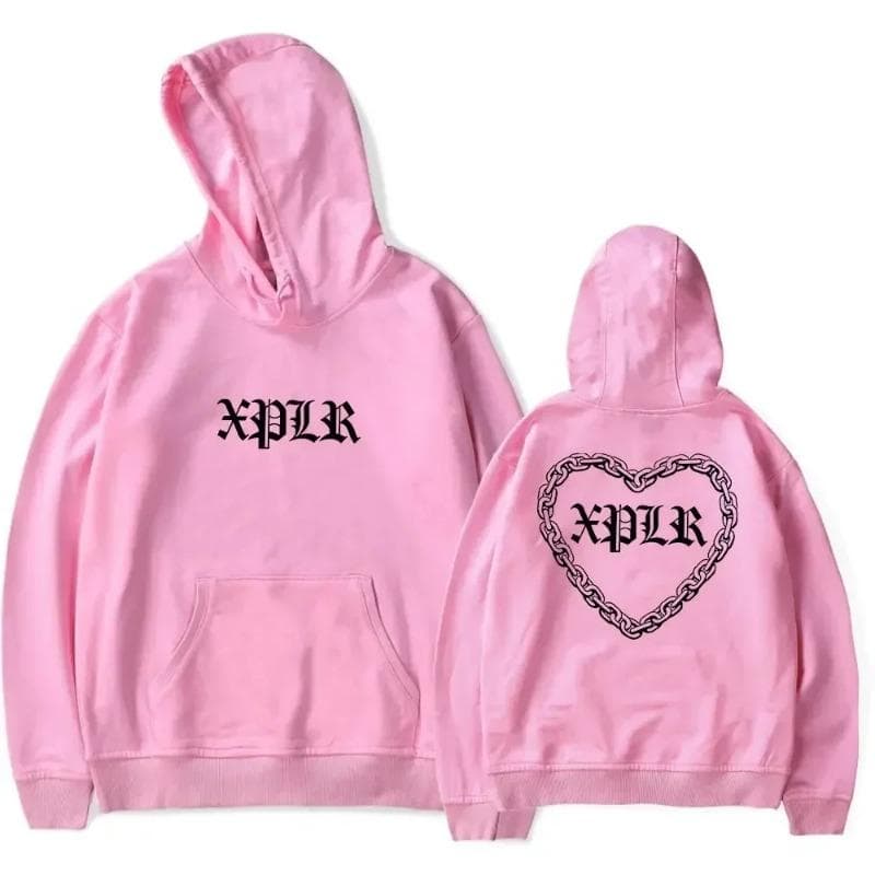 Sam Colby XPLR Men's Women's Hooded Sweatshirt Long Sleeved Casual Hoodie Warm Street Clothing Winter Top Hoodies & Sweatshirts Unisex M