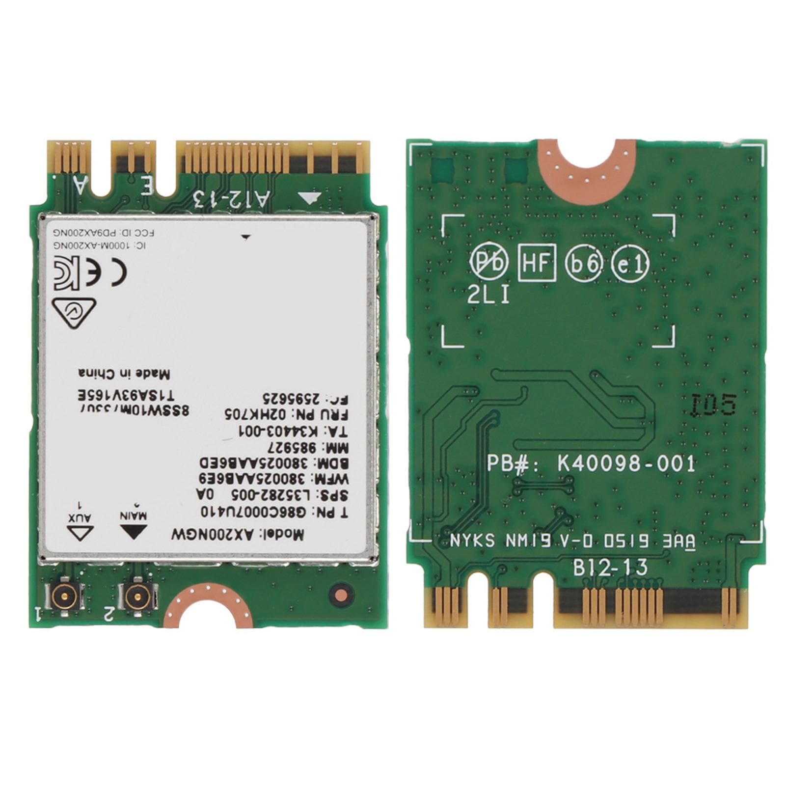 Internet Wi fi 6 AX200 NGFF M.2 Network Server Adapter Card with Bluetooth 5.0