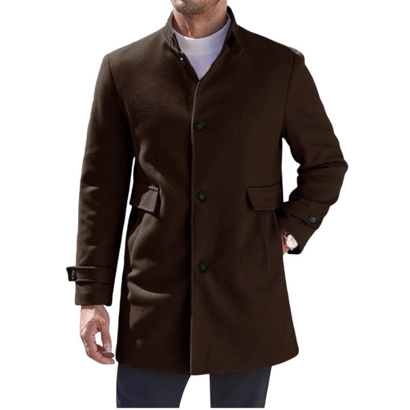 Woolen Coat Men's Coat Japanese and Korean Casual Coat 2XL