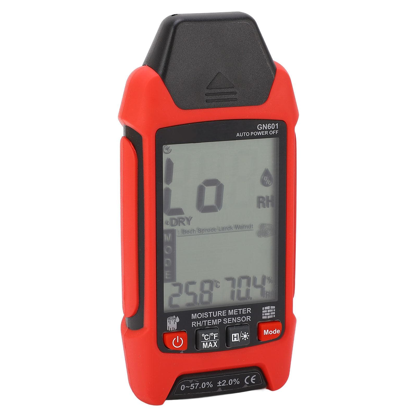 Wood Moisture Meter Digital Damp Tester RH Temp Sensor Dampness Detector for Firewood Wall Paper