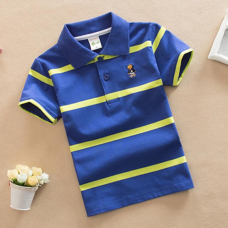 Boys and Girls Cotton Short-sleeved T-shirt Children's Clothing Summer New T-shirt Undershirt Korean Style Children 120cm